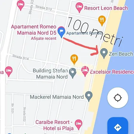 Meo Mamaia Langa Plaja Lägenhet